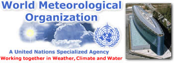 link to World Meteorological Organization. Clicking link will open a new window